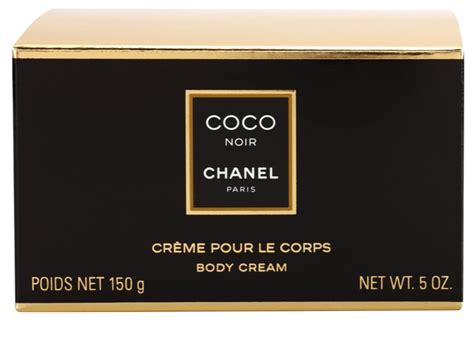 coco noir chanel creme pour le corps|coco noir body lotion.